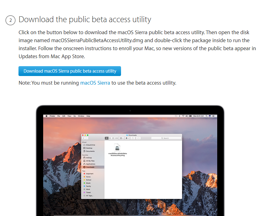 Mac Os Sierra Beta Download Link
