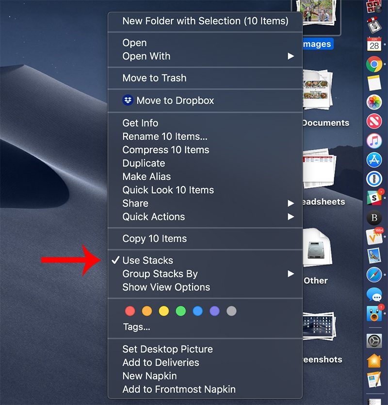 macOS Mojave: Organize Your Mac's Desktop With Stacks