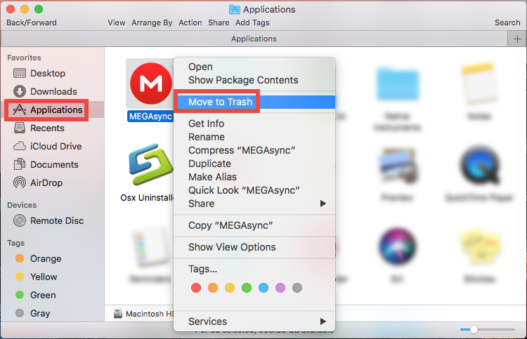 mega for mac client