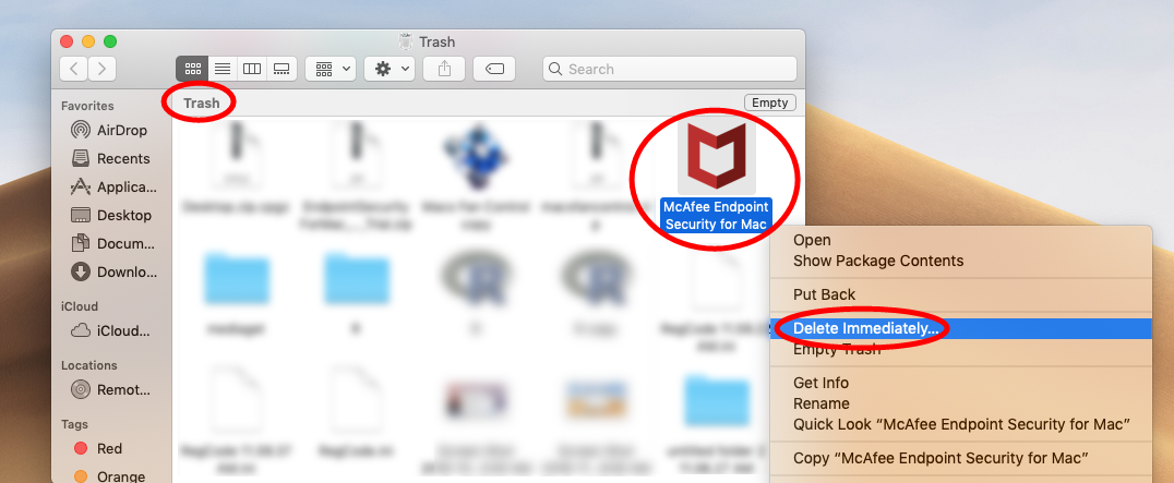 uninstall mcafee endpoint security for mac