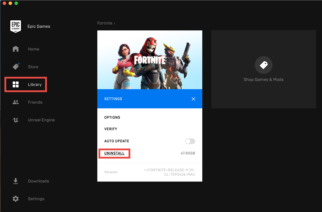 fortnite for mac controls